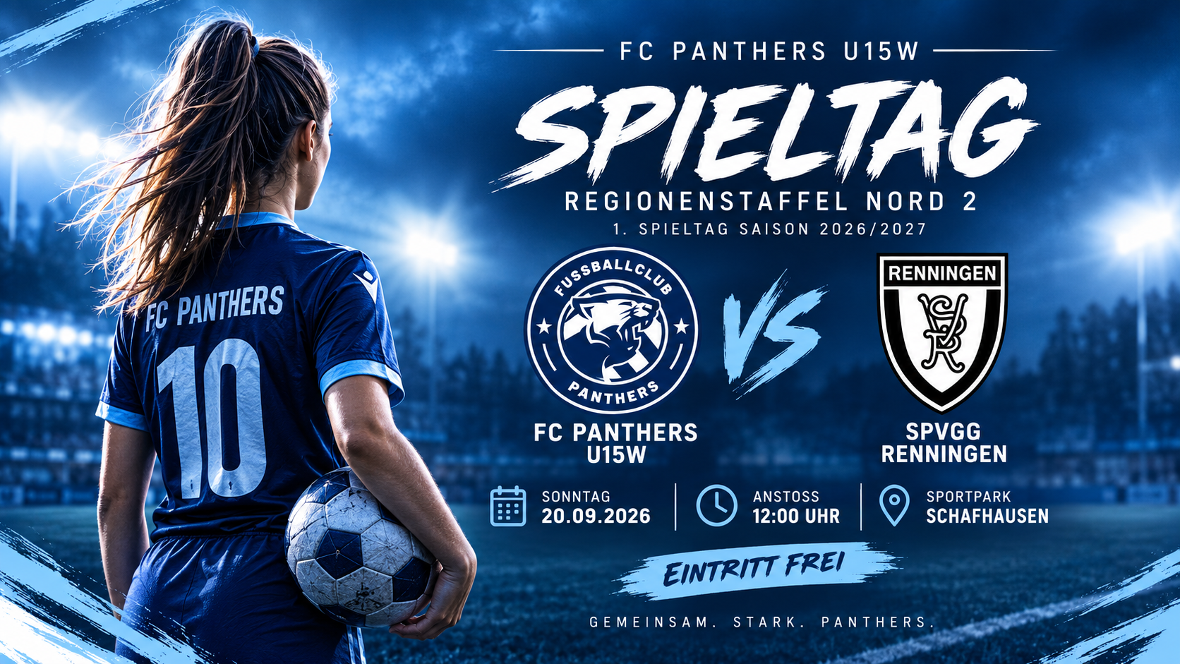 1 Spieltag U15w FC Panthers - SPVGG Renningen